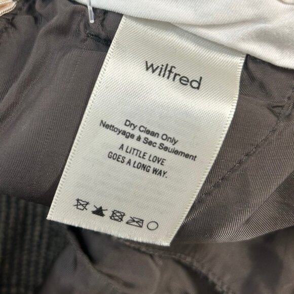 Aritzia Wilfred Gimont Pant Plaid Wool Crop Trousers Straight Leg checkered 6 - Picture 12 of 16